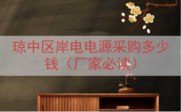 琼中区岸电电源采购多少钱（厂家必读）